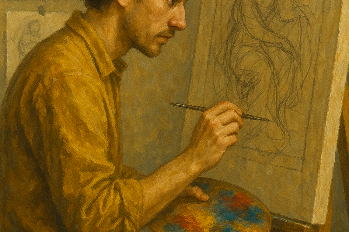 O processo criativo por trás de uma obra de arte